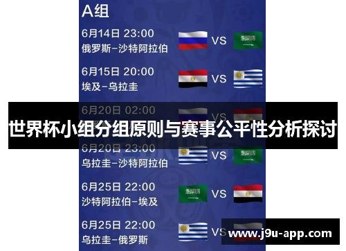 世界杯小组分组原则与赛事公平性分析探讨 世界杯小组分组原则与赛事公平性分析探讨